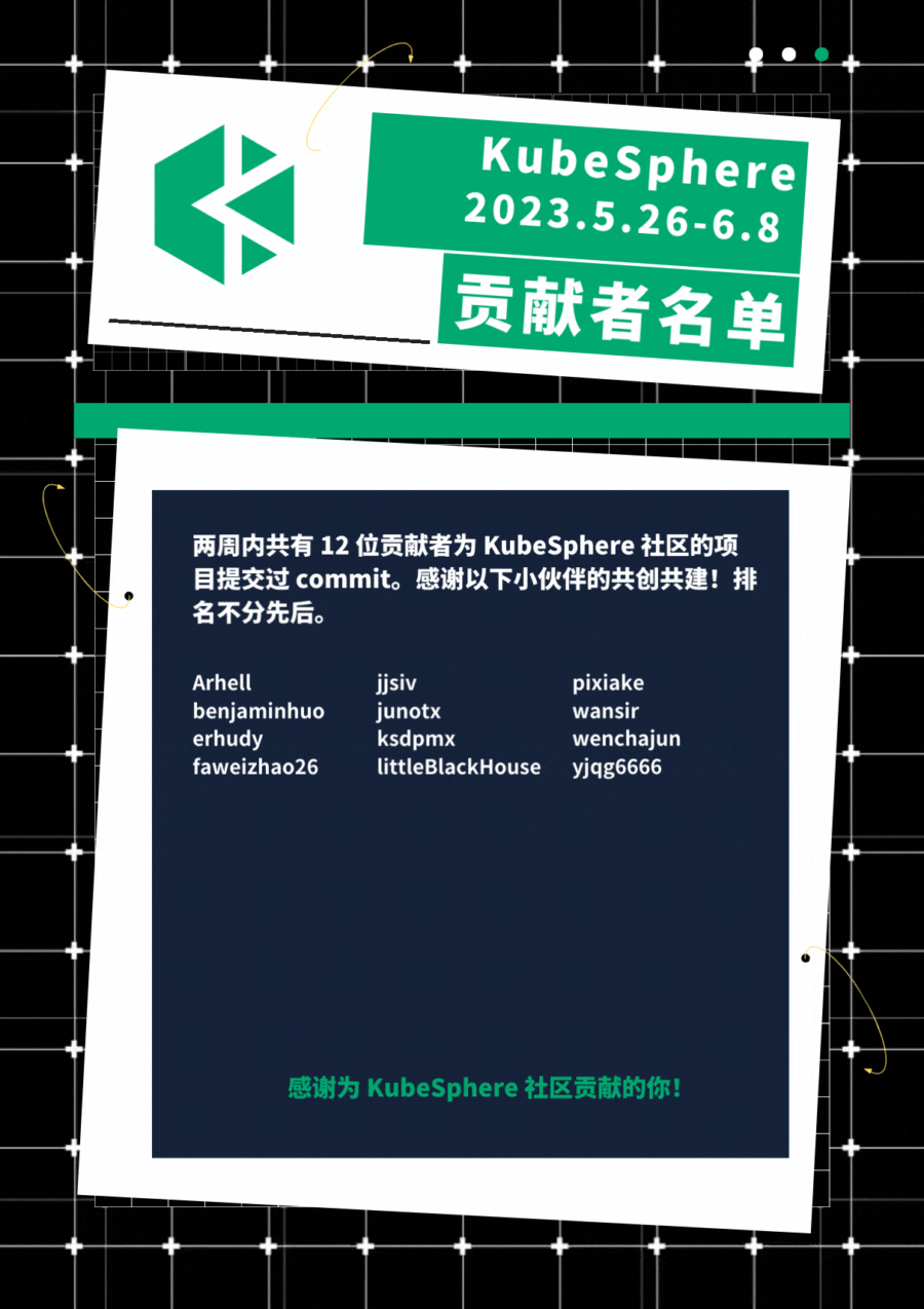 KubeSphere 社区双周报 | OpenFunction 发布 v1.1.0 | 2023.5.26-6.8 - 知乎
