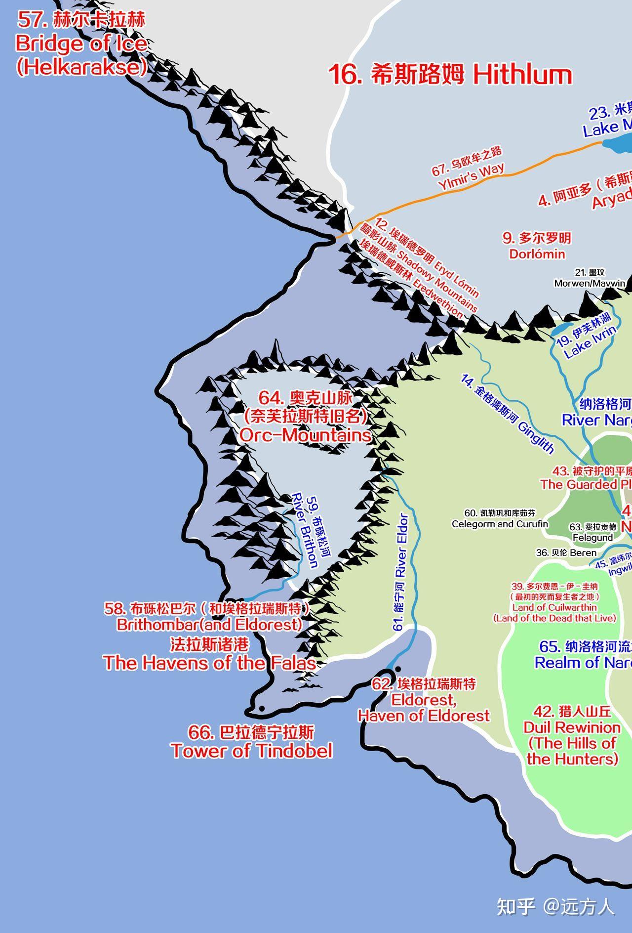 哪里有中土世界的中文版地图