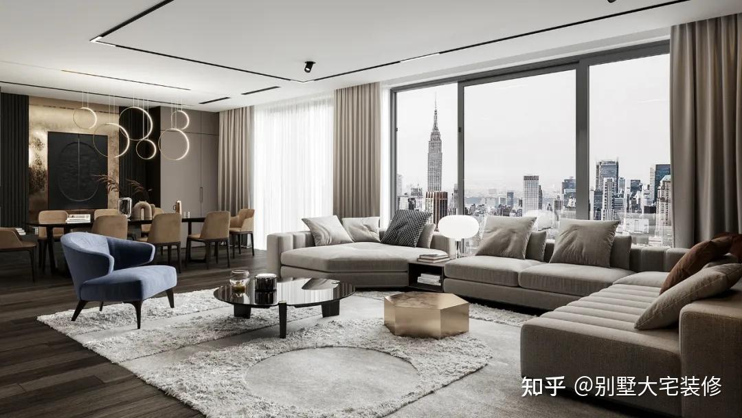 别墅装修|现代轻奢风格案例赏析 - 知乎