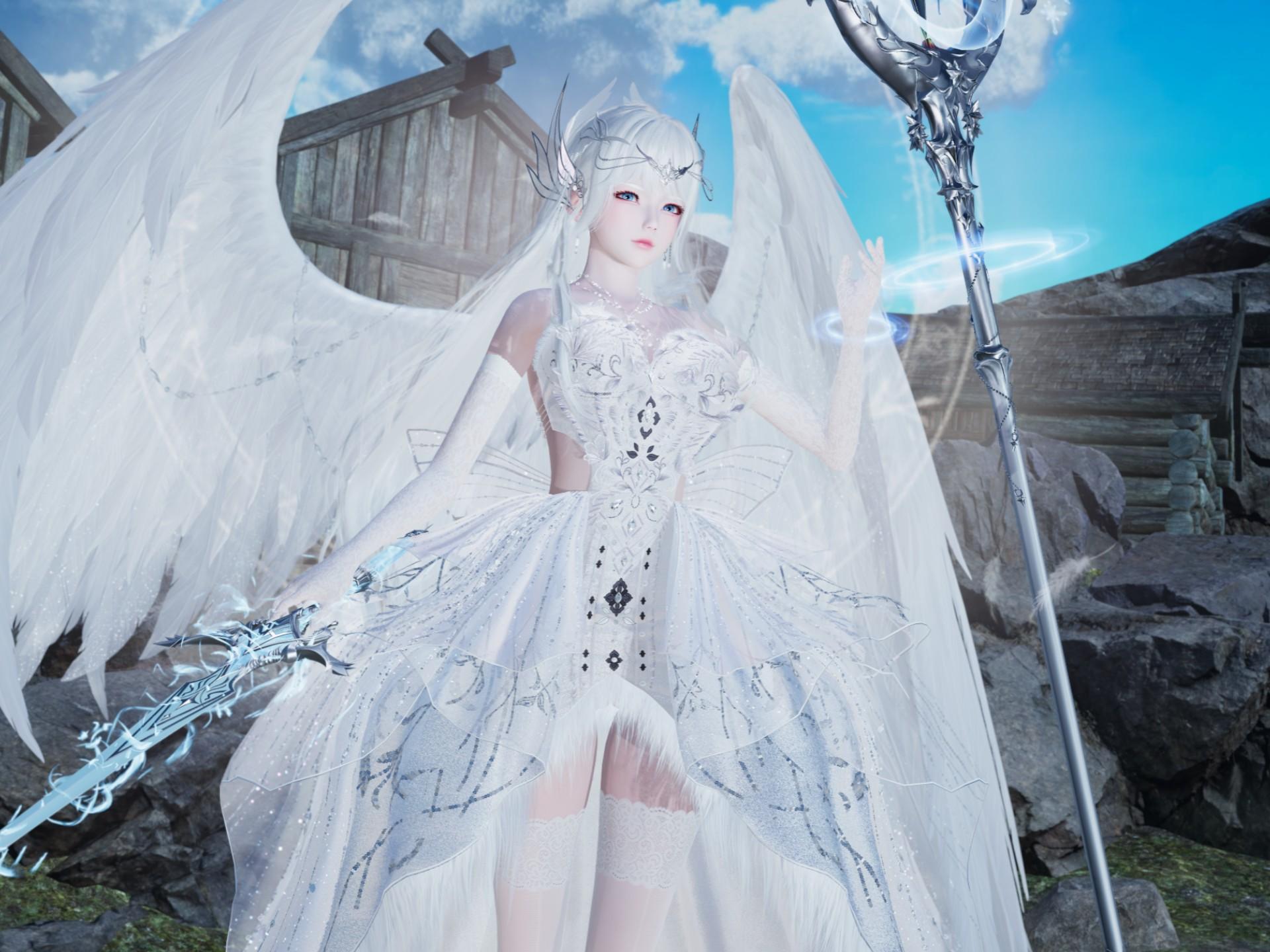 Lilish 白给天使 人物捏脸展示