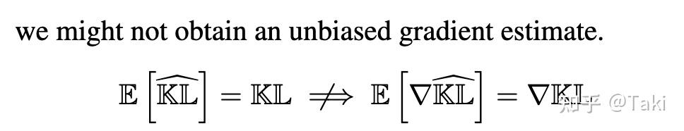 On a few pitfalls in KL divergence gradient estimation for RL - 知乎