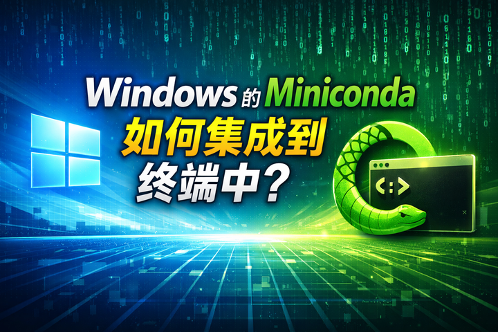 Windows 的 miniconda 如何集成到终端中？ - 知乎