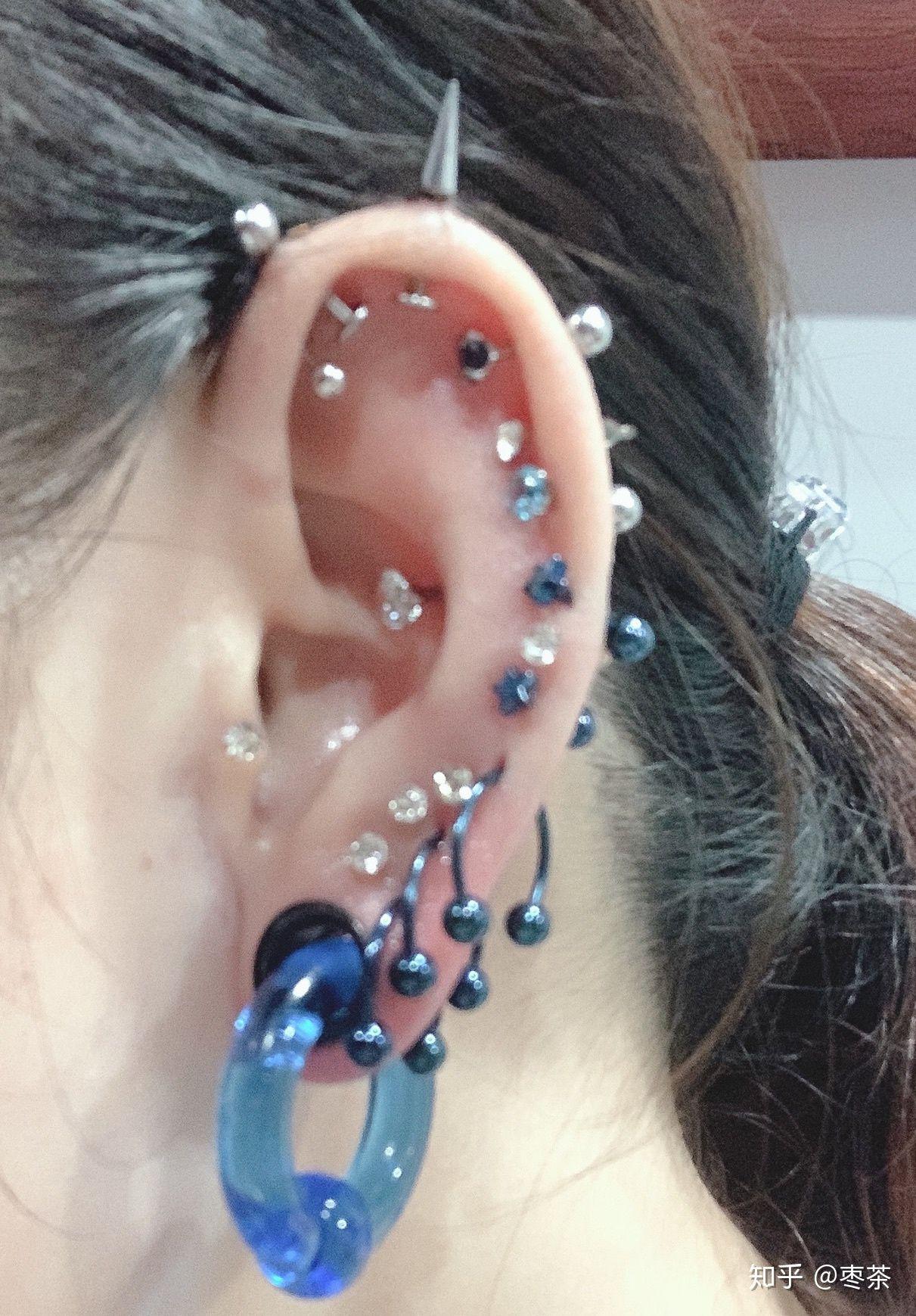 耳洞最多可以打多少个. - 知乎