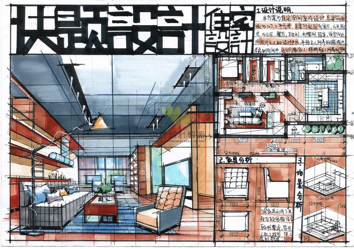 室内考研|住宅空间设计|学生作品 - 知乎
