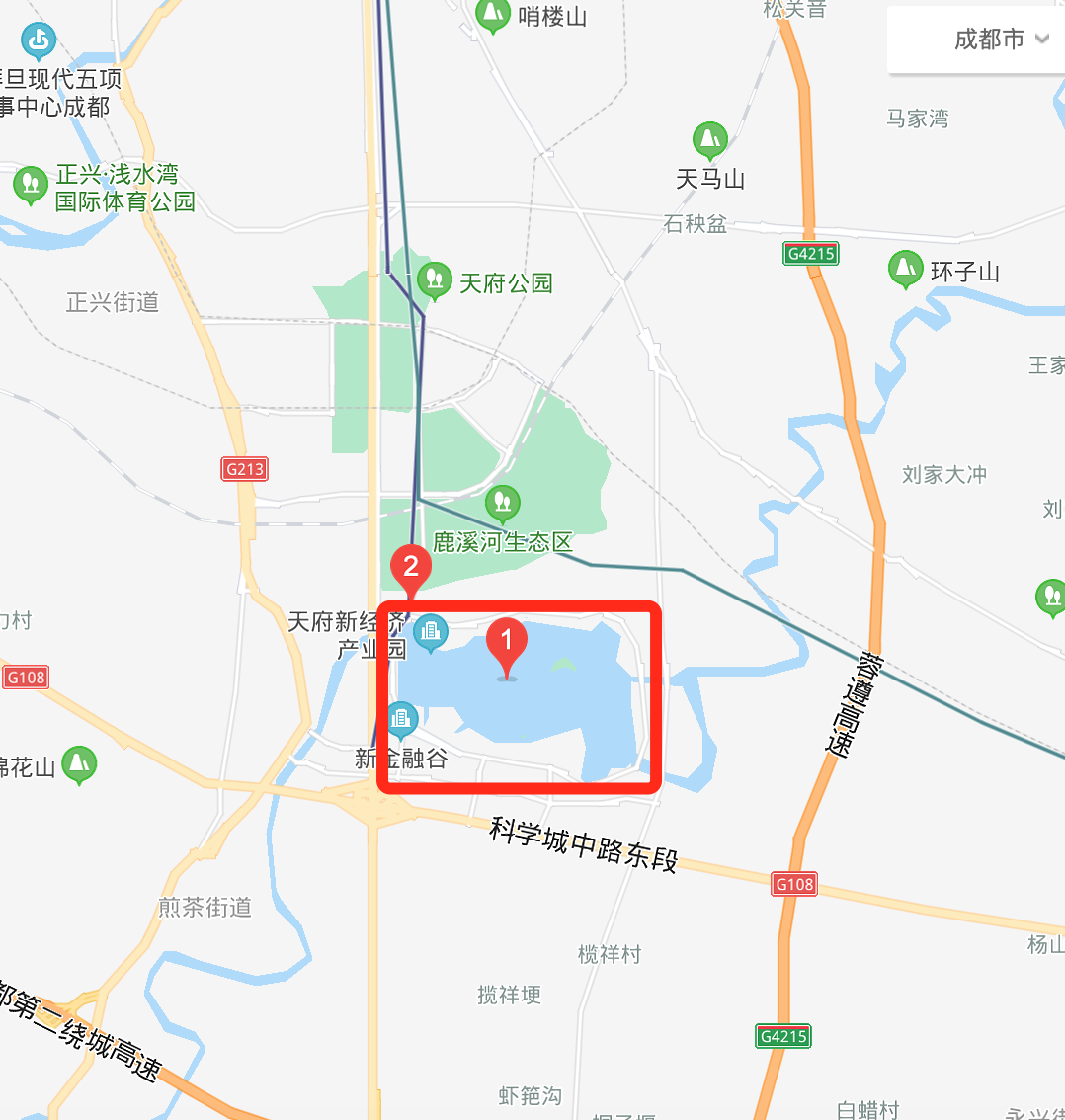 成都兴隆湖在哪?