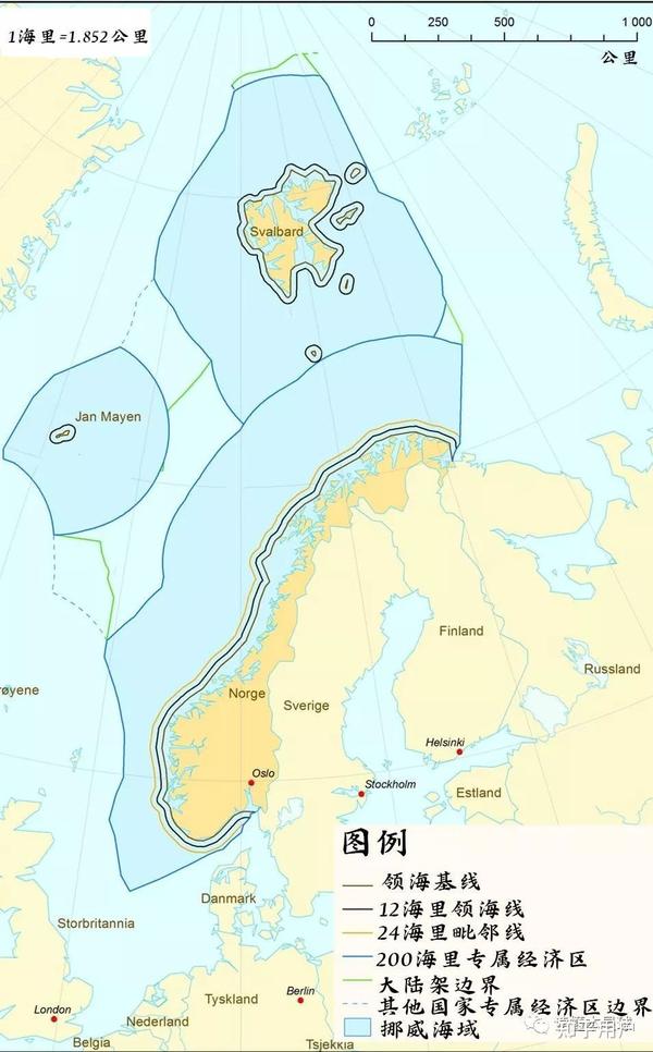 各沿海国的领海面积 - 知乎