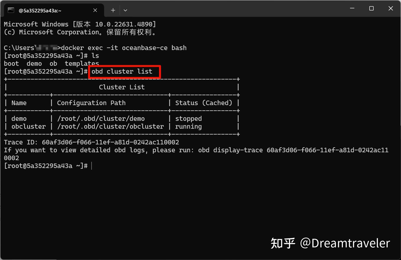 Oceanbase windows docker dbeaver 