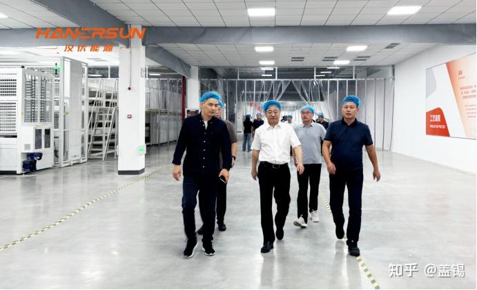 宣城市委常委,常务副市长王珏一行莅临汉伏能源安徽基地调研考察