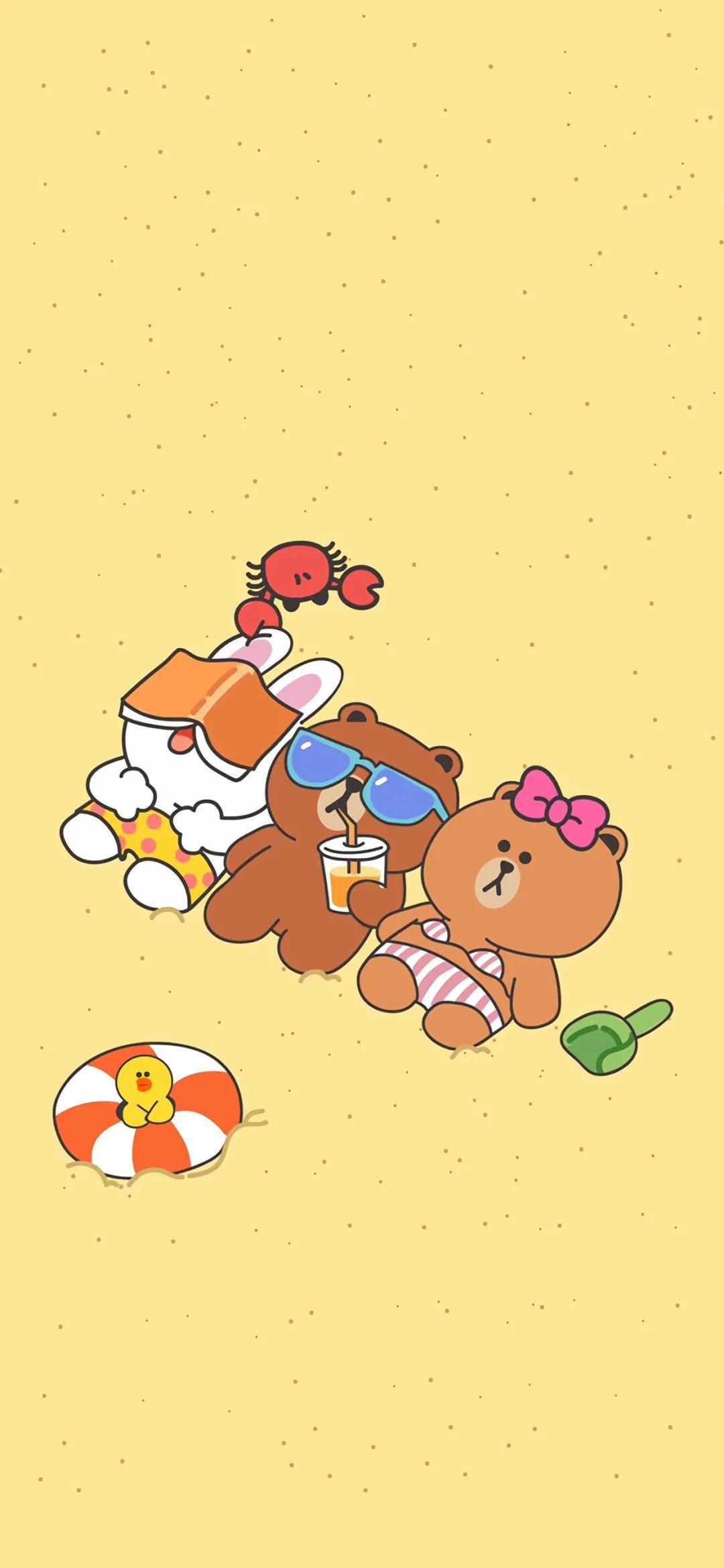 有没有好看的白色布朗熊壁纸? - 知乎