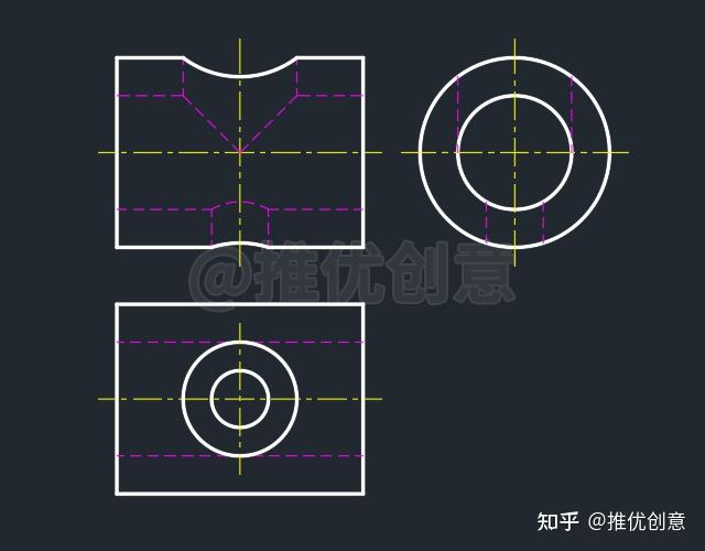 工程制图相贯线,这个画的对吗?