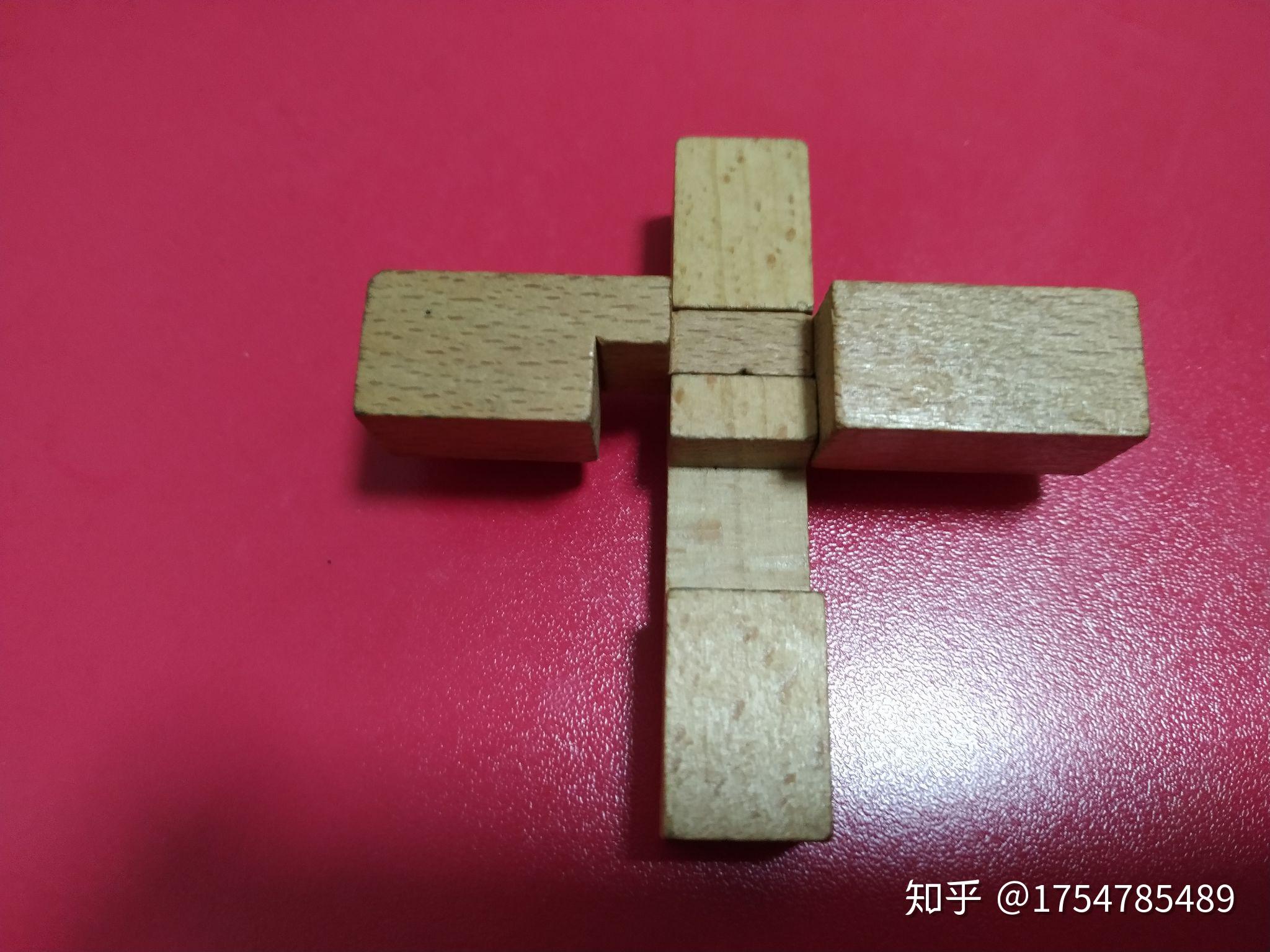 孔明锁(6根)怎么解? - 知乎