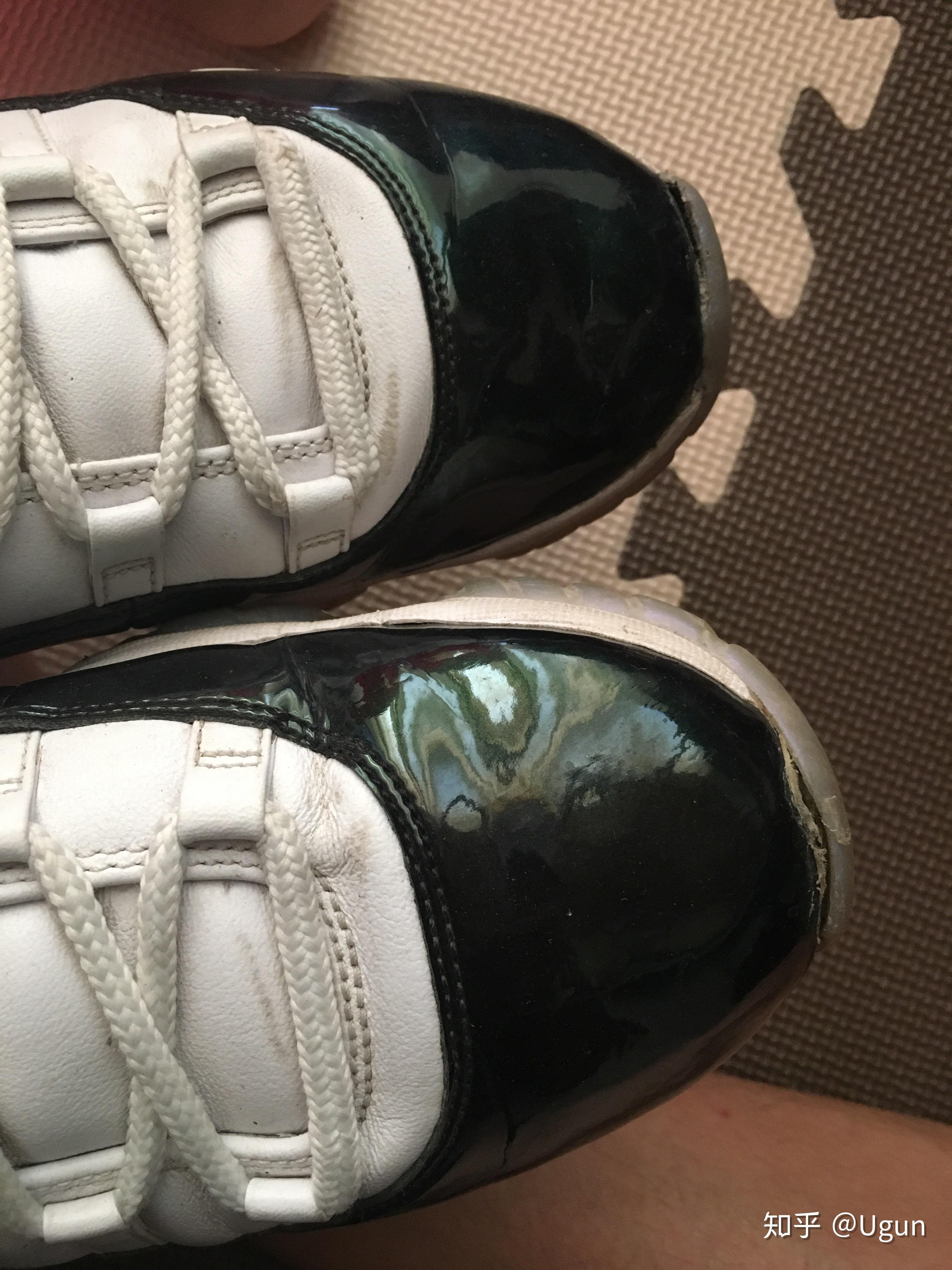 aj11蓝蛇打球时开线了怎么办?