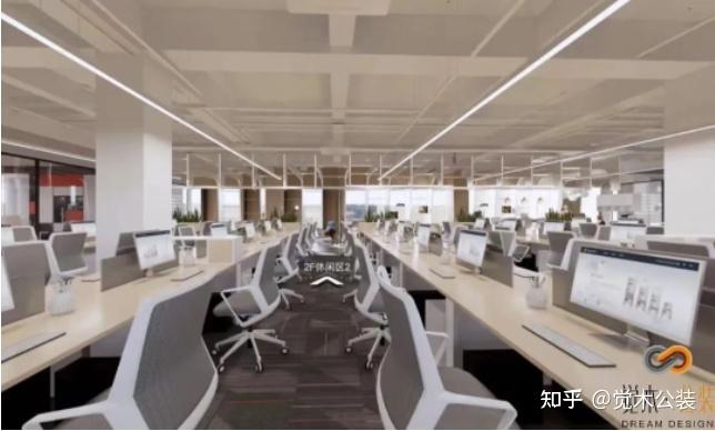 觉木公装｜通透灵动的办公空间 - 知乎