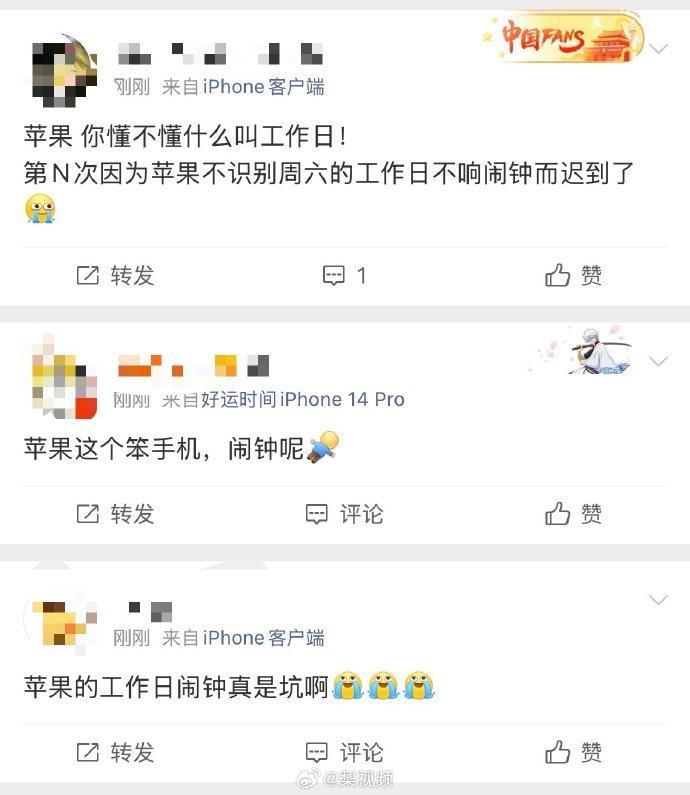 苹果闹钟调休日又罢工!16年了,库克还是不懂中国打工人