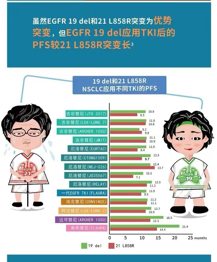 一文了解非小细胞肺癌的egfr19del和21l858r突变有什么不一样该怎么