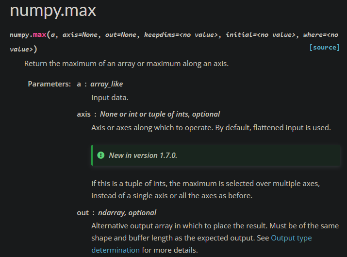 Numpy中的max()函数 - 知乎
