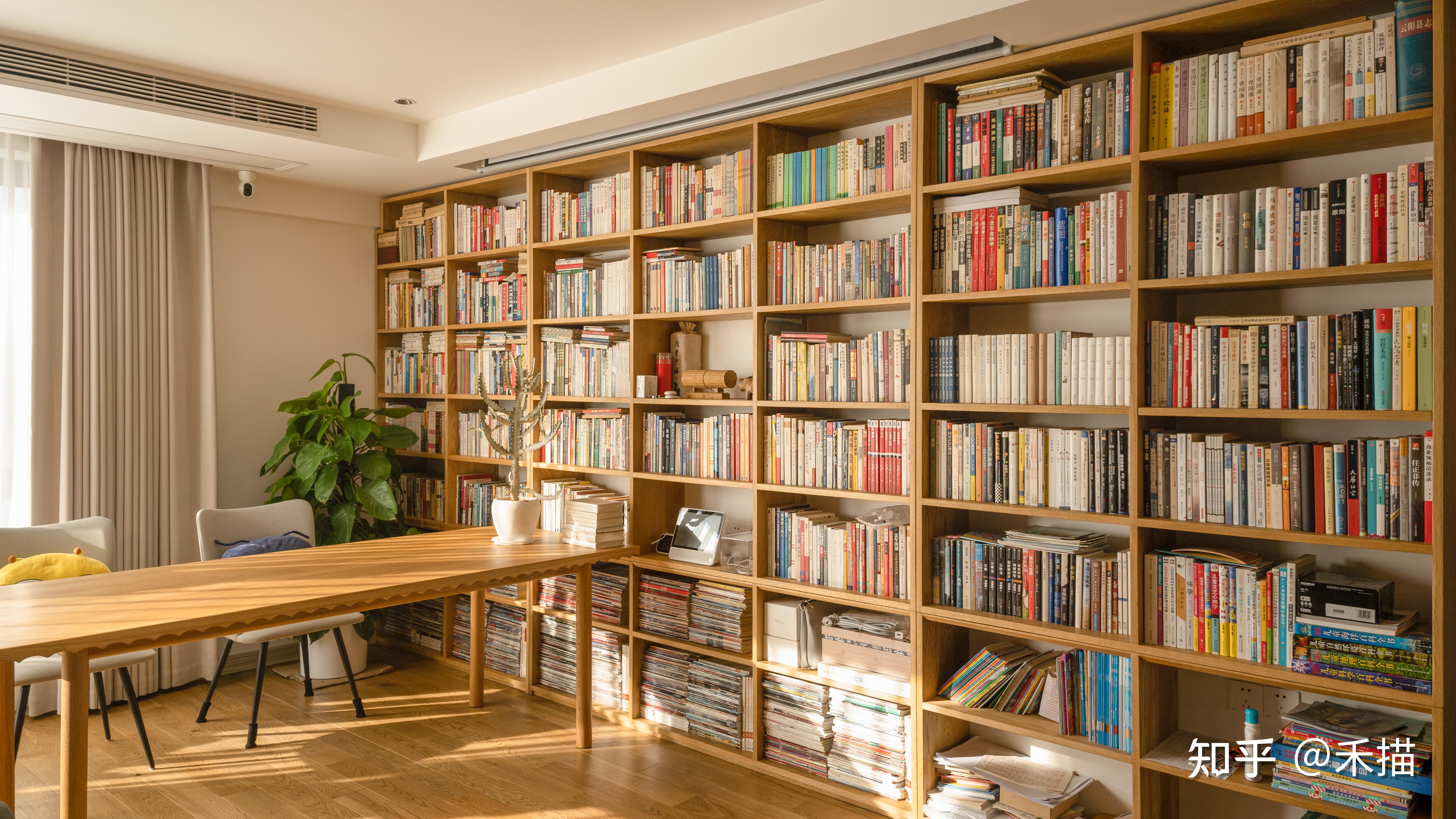 如果把客厅作为大书房,如何装修设计能同时满足「阅读,办公和会客」