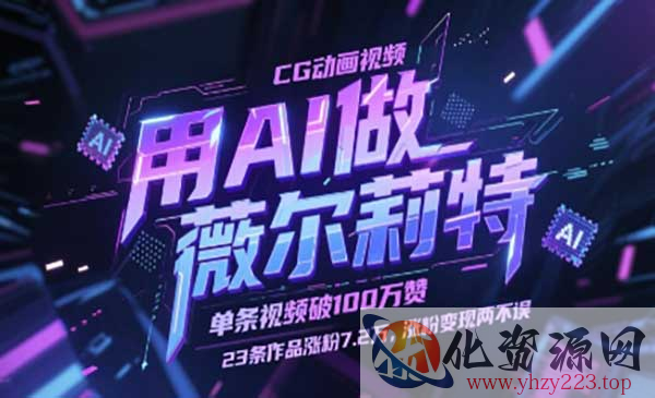 AI做薇尔莉特CG动画视频_wwz