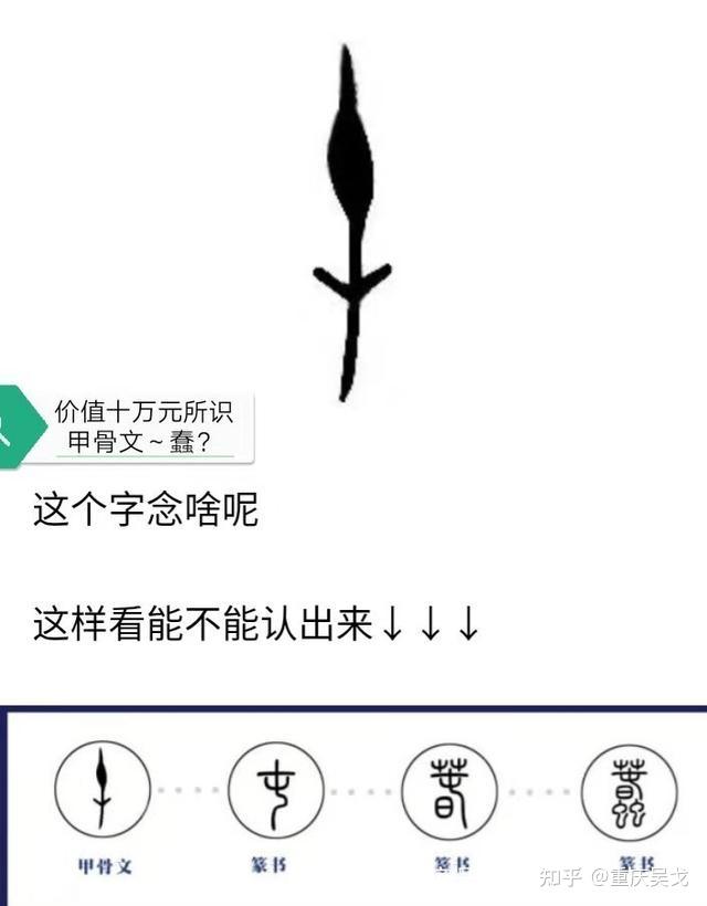 为什么蒋玉斌获奖甲骨文”蠢”字是错误的？ - 知乎