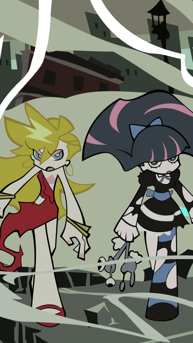 动画吊带袜天使有没有什么好看的全面屏壁纸