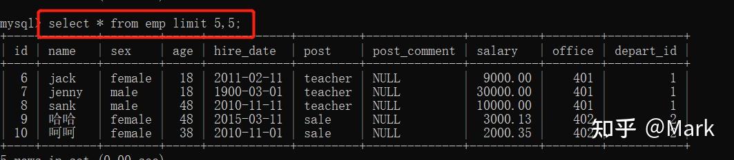 11,SQL语句之表中关键字查询 - 知乎