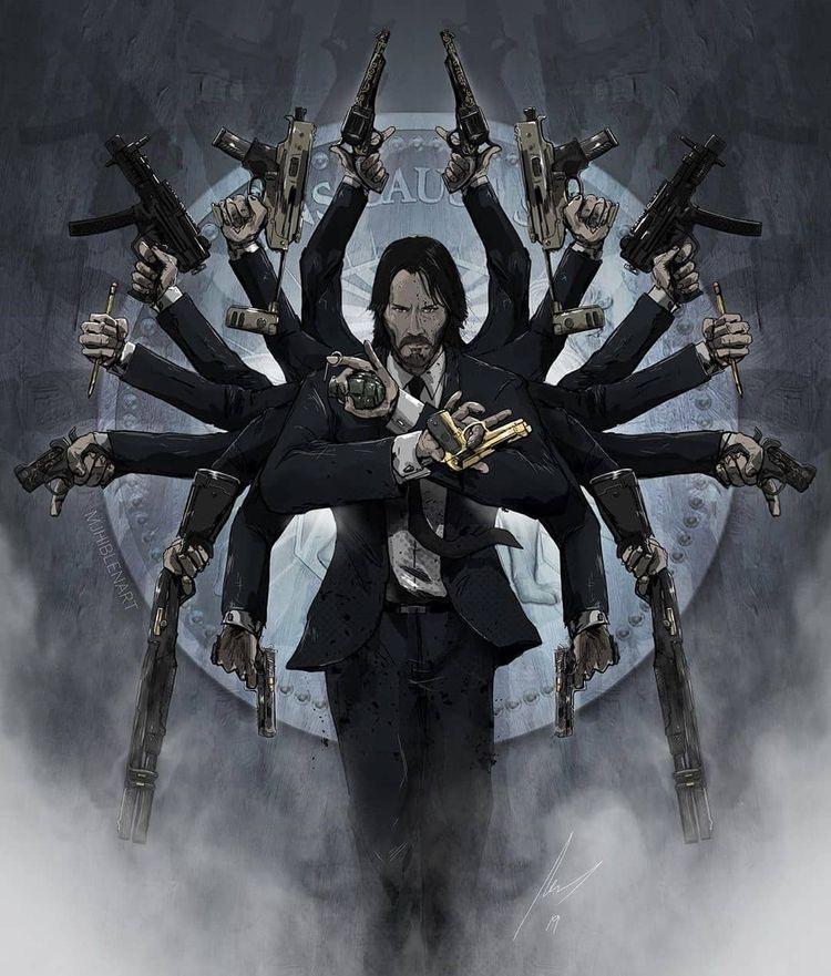 如果约翰威克遇上美国队长,谁更能打? - 知乎