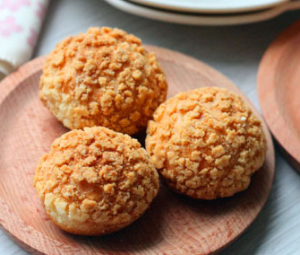 冬日下午茶点心柠檬奶油霜泡芙好吃好做吃一次就上瘾