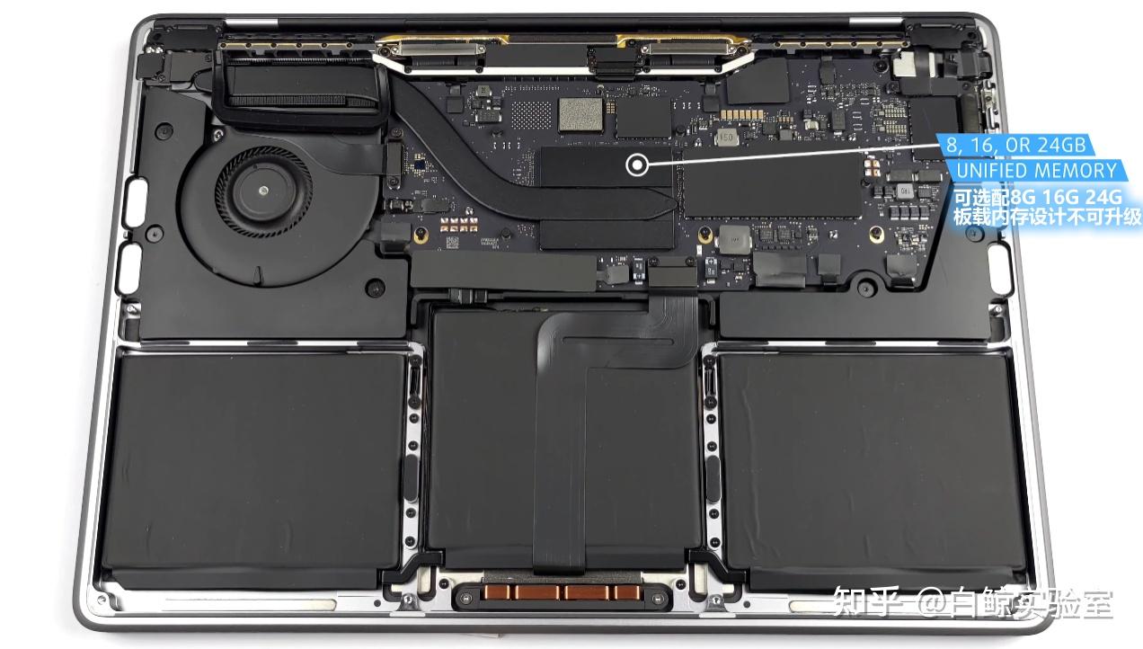 拆解评测2022款M2版13寸Macbook Pro值得入手?与老款M1硬件几乎通用仅处理器升级! - 知乎