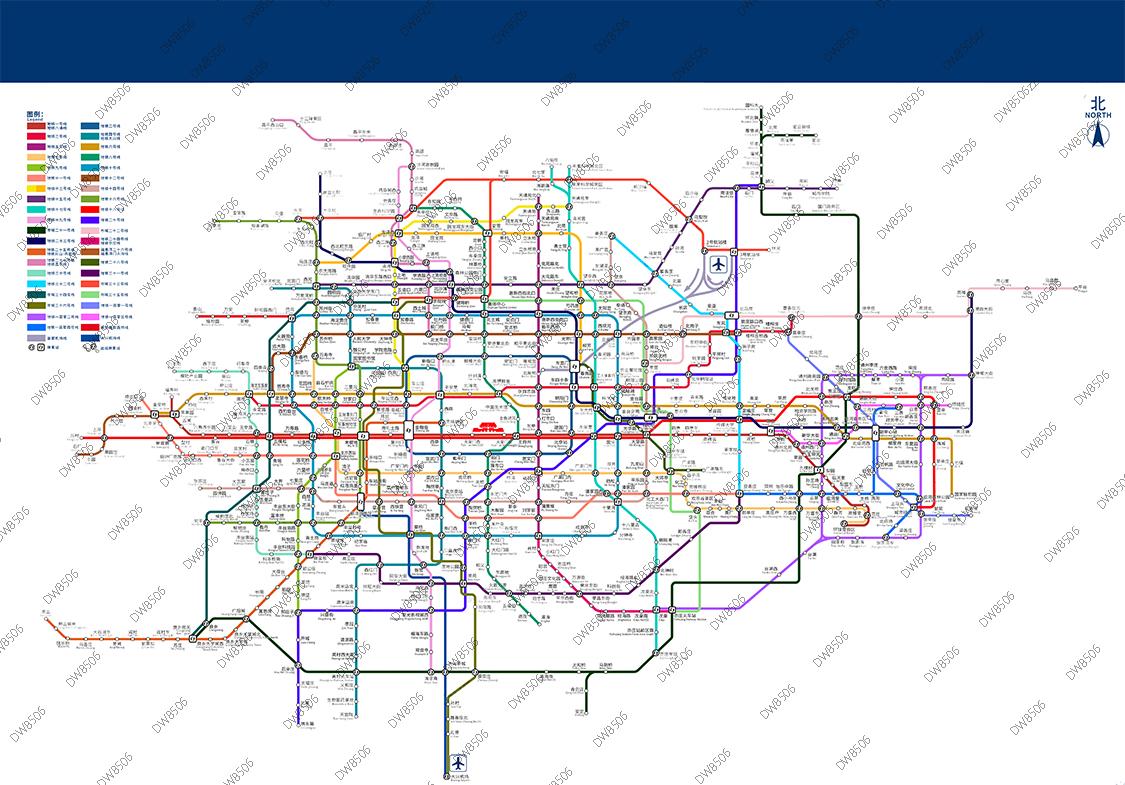 北京2035年地铁规划仅参考示意 - 知乎