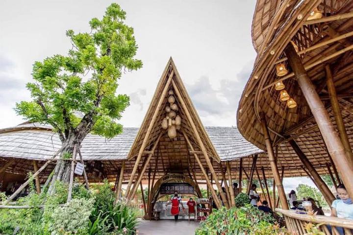 特色竹建筑使用多年后的变化 竹屋 竹亭 竹棚 竹廊 - 知乎