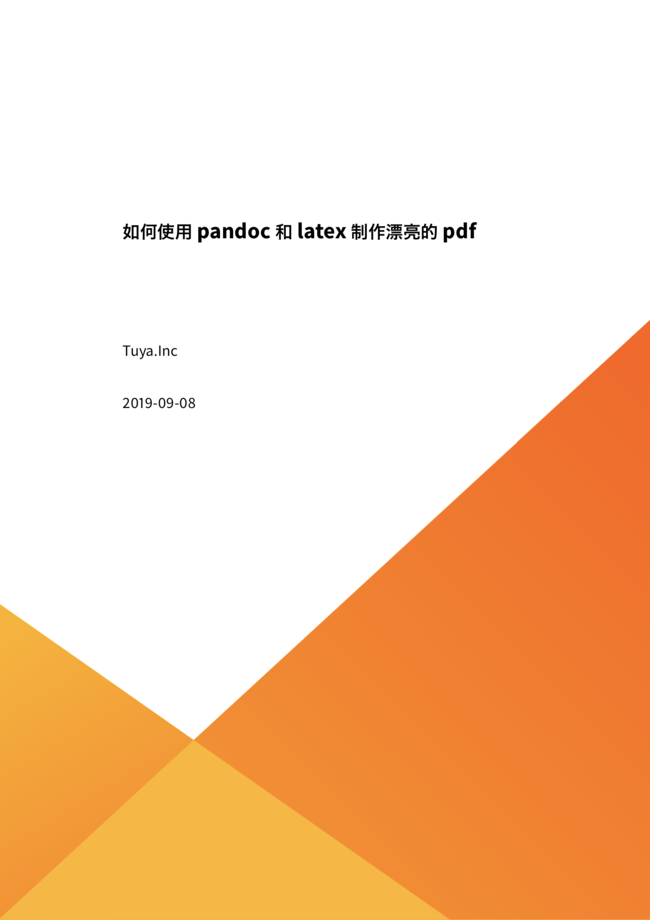  Pandoc LaTeX Pdf