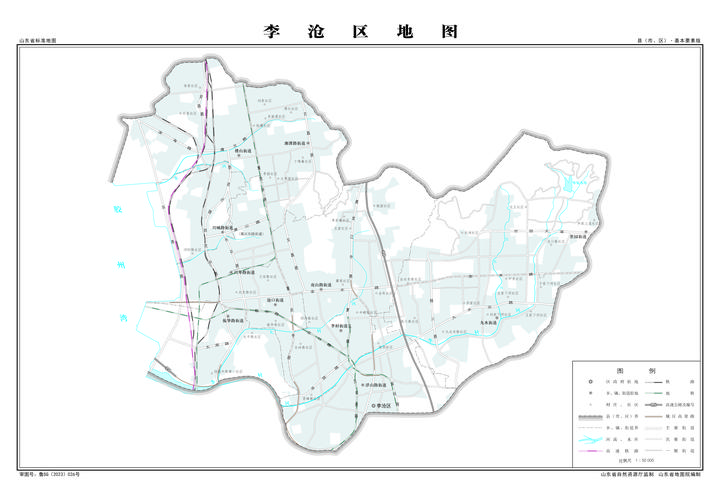青岛市李沧区地图