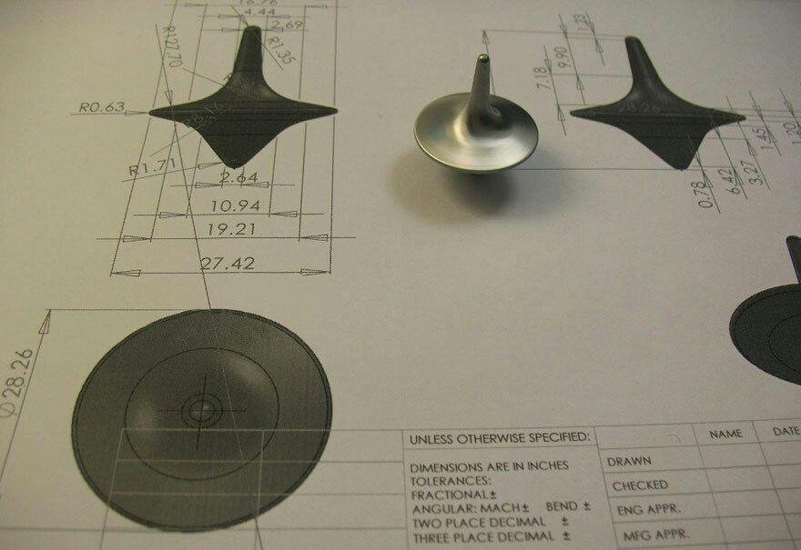 盗梦空间陀螺的完整图纸