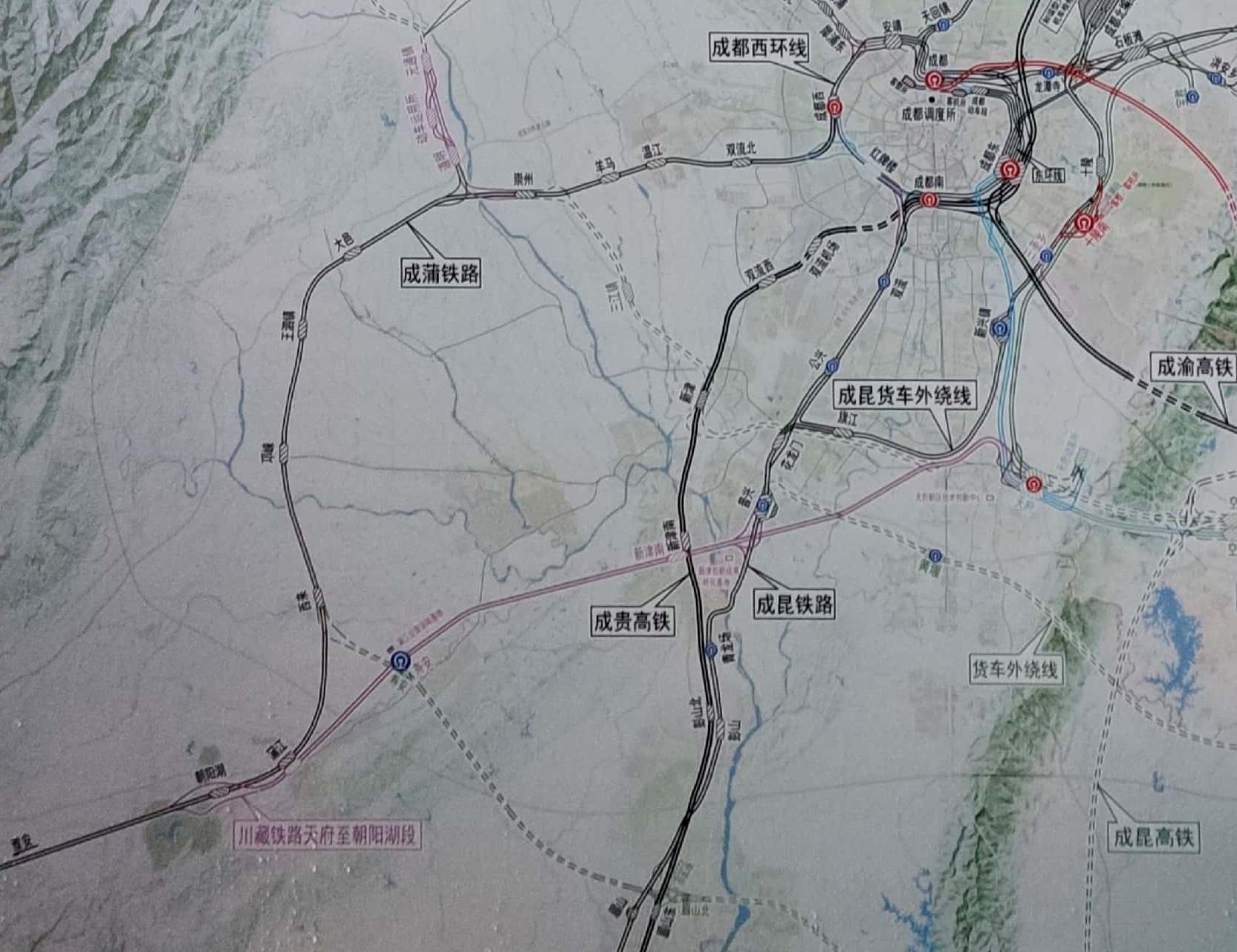 川藏铁路引入成都枢纽线路环评文件及川藏铁路跨线分析 - 知乎