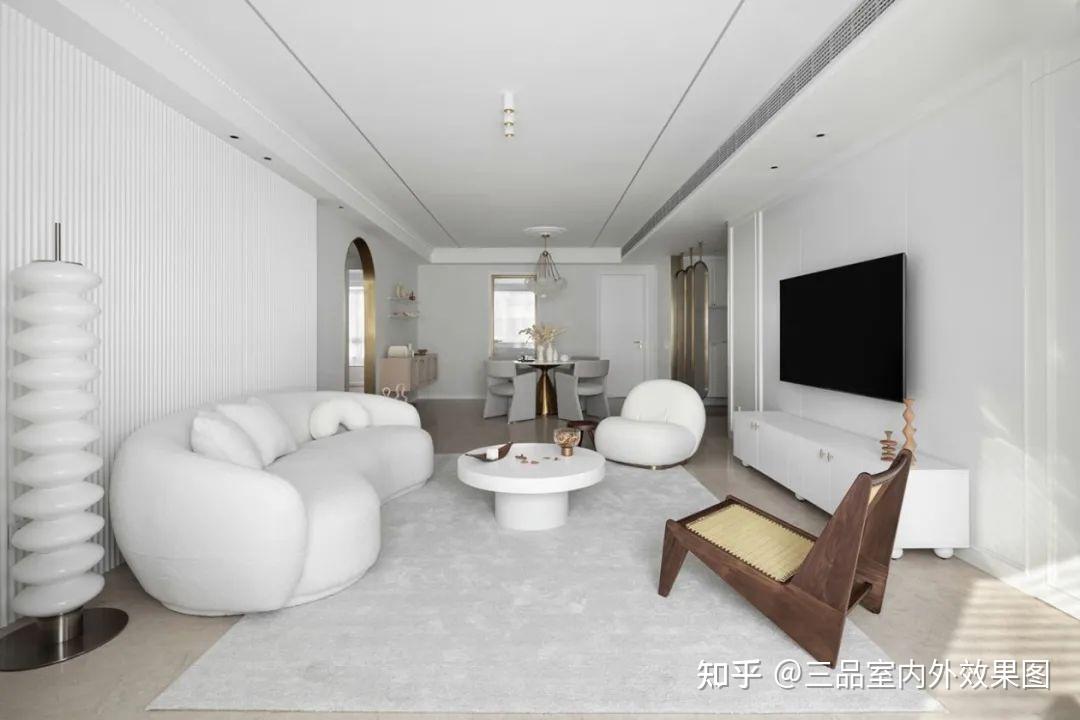 137㎡极简轻奢,营造出一种独特的极简轻奢风格氛围 - 知乎