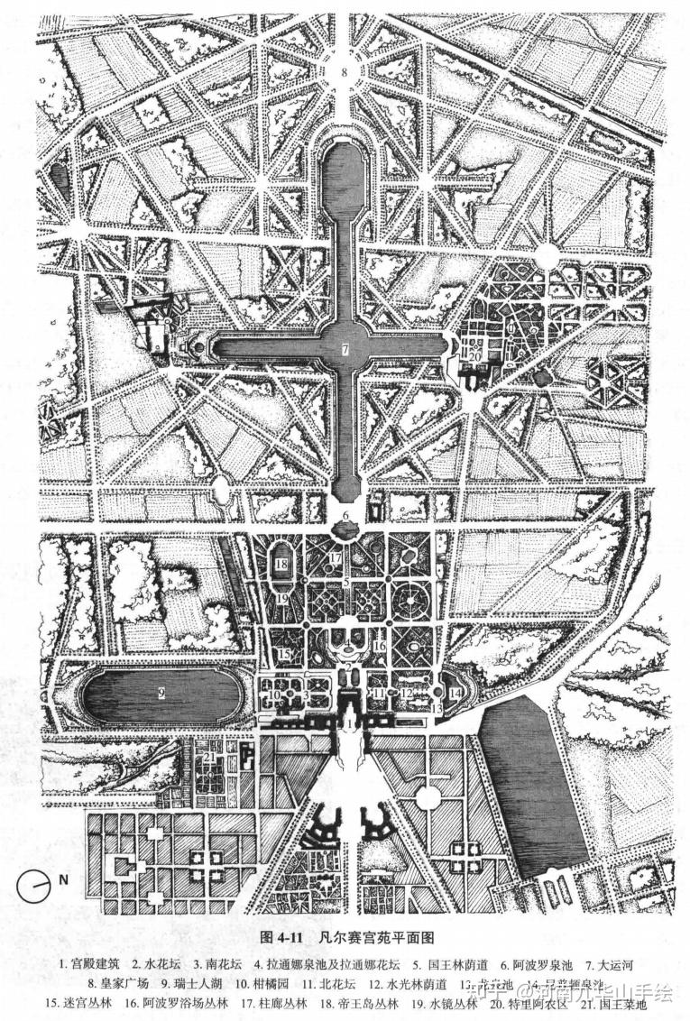 《西方园林史》经典园林平面图-画图题必备素材 - 知乎