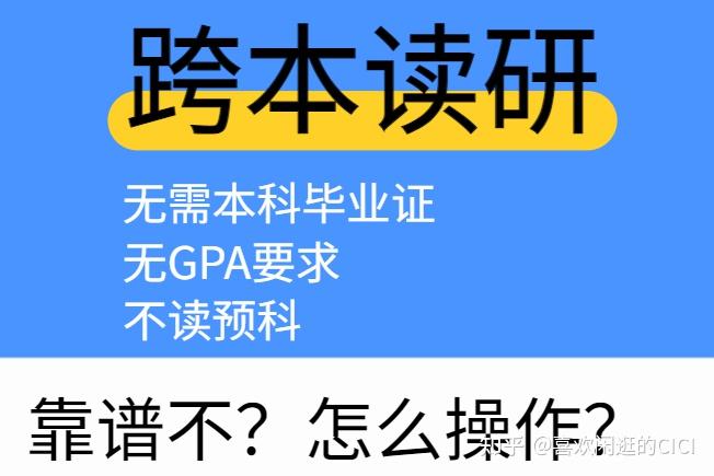跨本读研是什么?本科退学没毕业能读研究生 - 知乎
