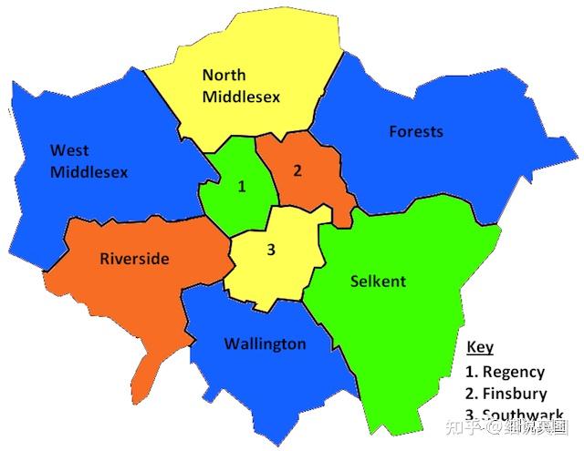 伦敦的几区是怎么划分的