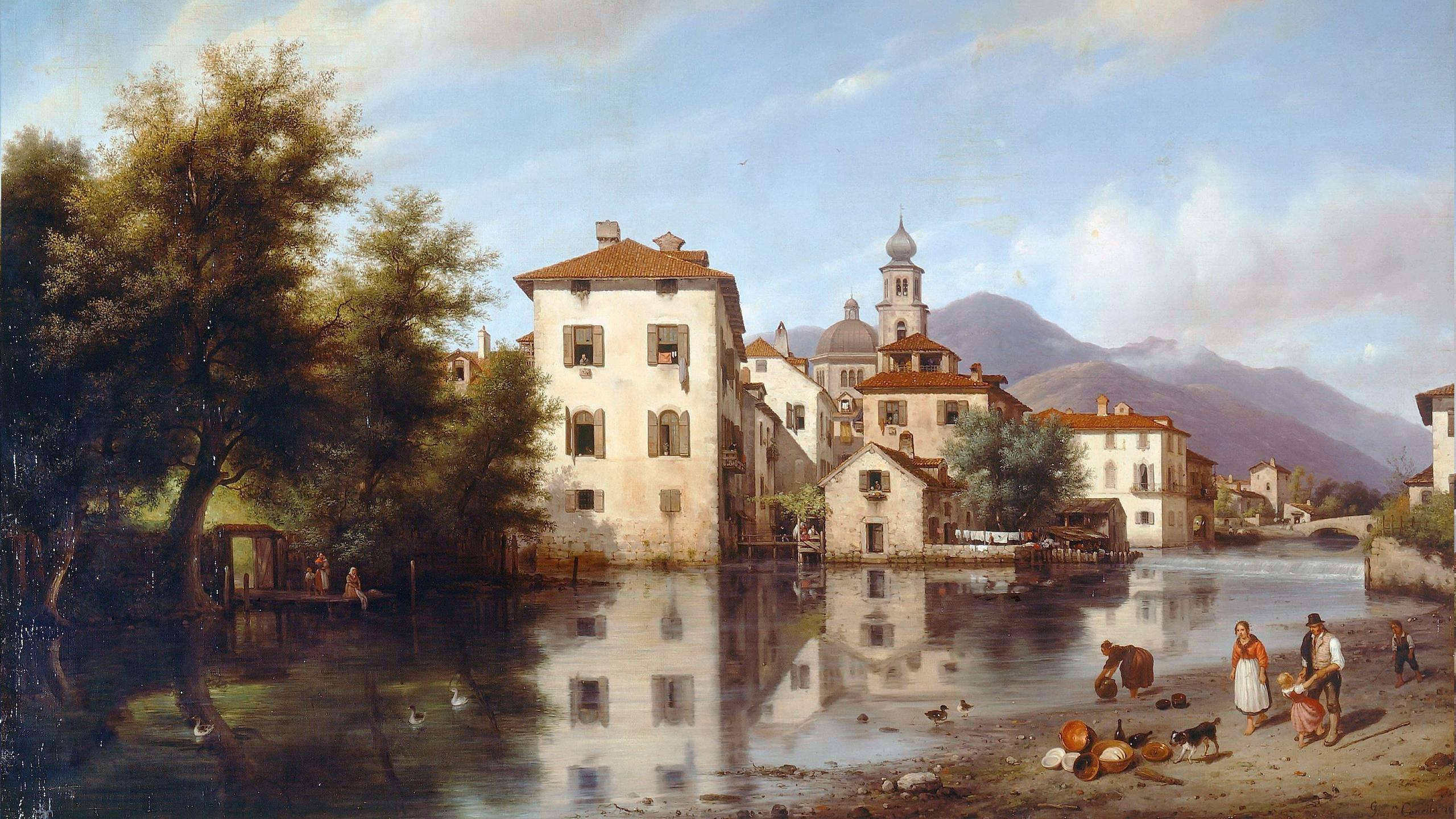 能不能推荐一些适合做壁纸的名画? - 知乎