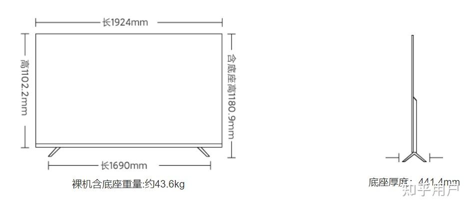 86寸電視掛多高合適