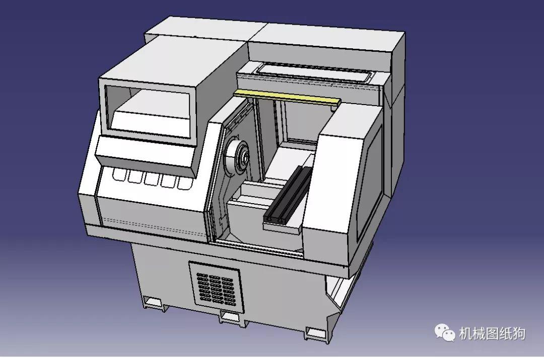 工程機械機床鈑金設計3d模型圖紙igs格式