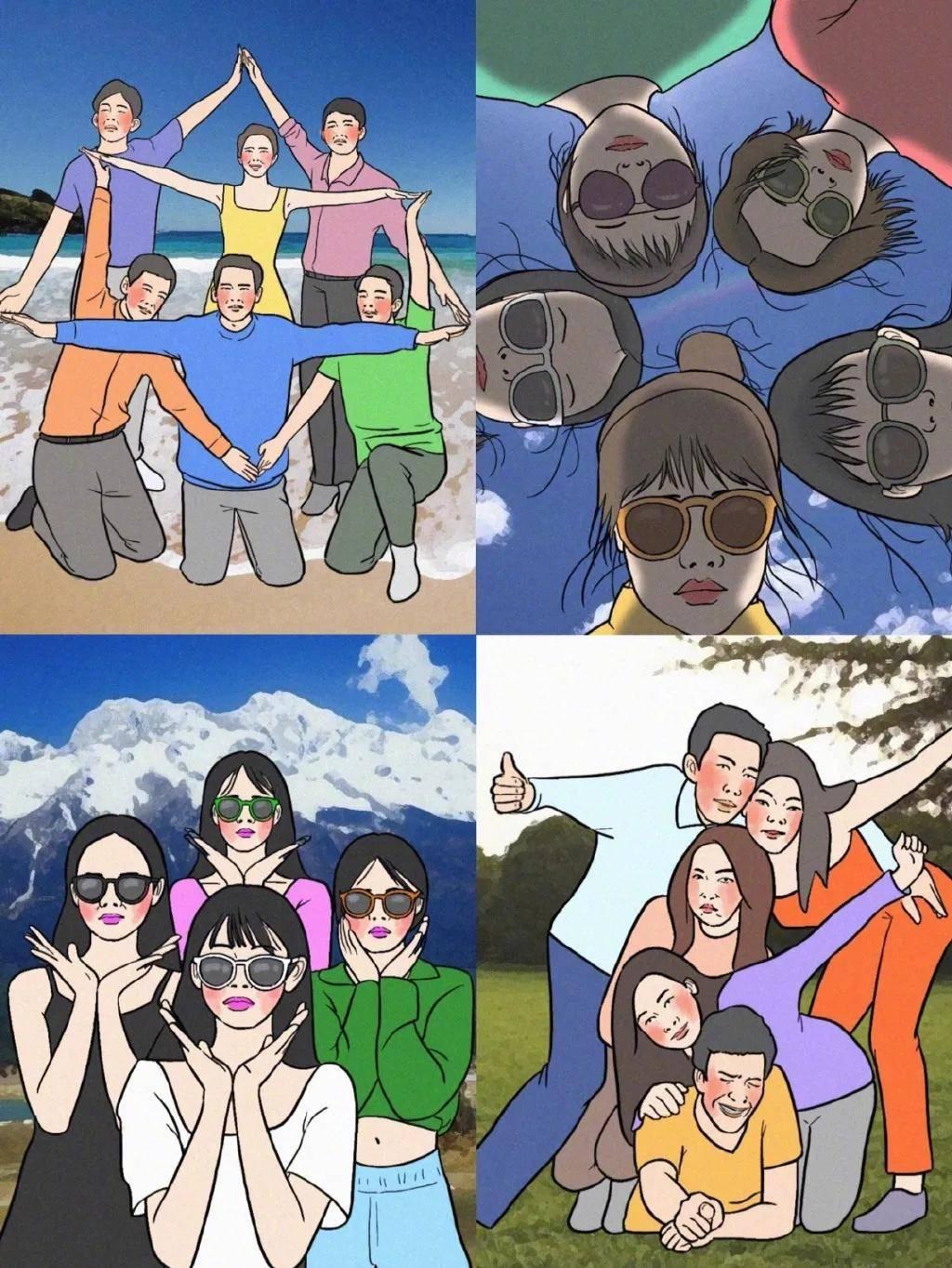 有哪些比较搞怪的拍照姿势