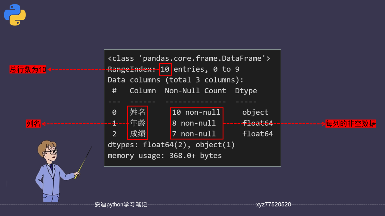 8. df.info()函数-查看DataFrame对象信息 - 知乎