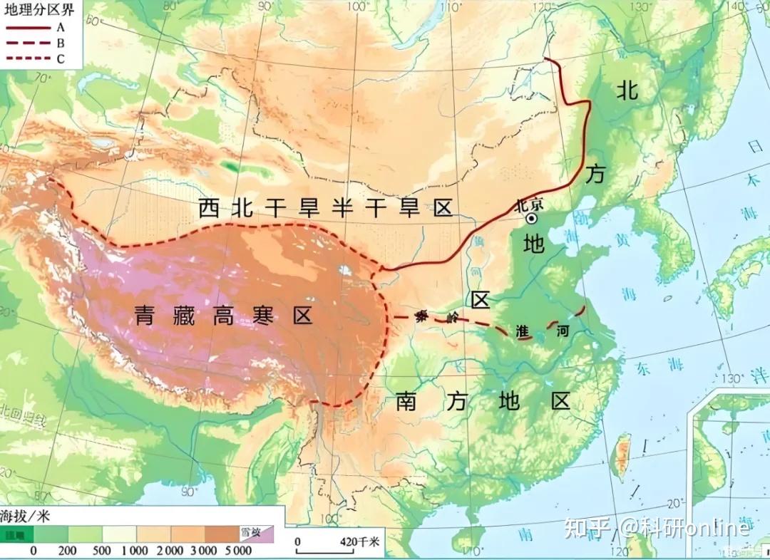 重磅推出!中国四大地理分区 - 知乎