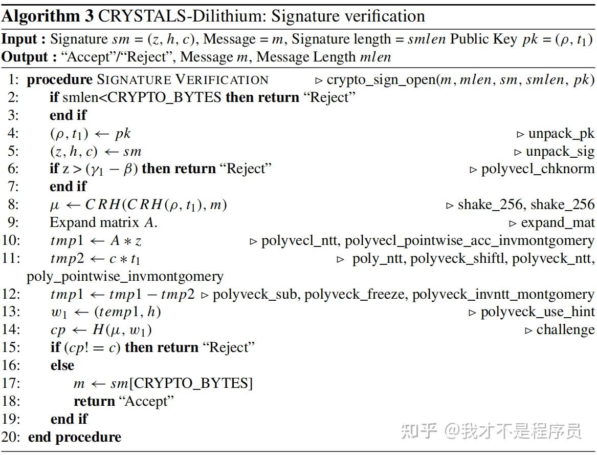后量子密码CRYSTALS-Dilithium签名算法 - 知乎
