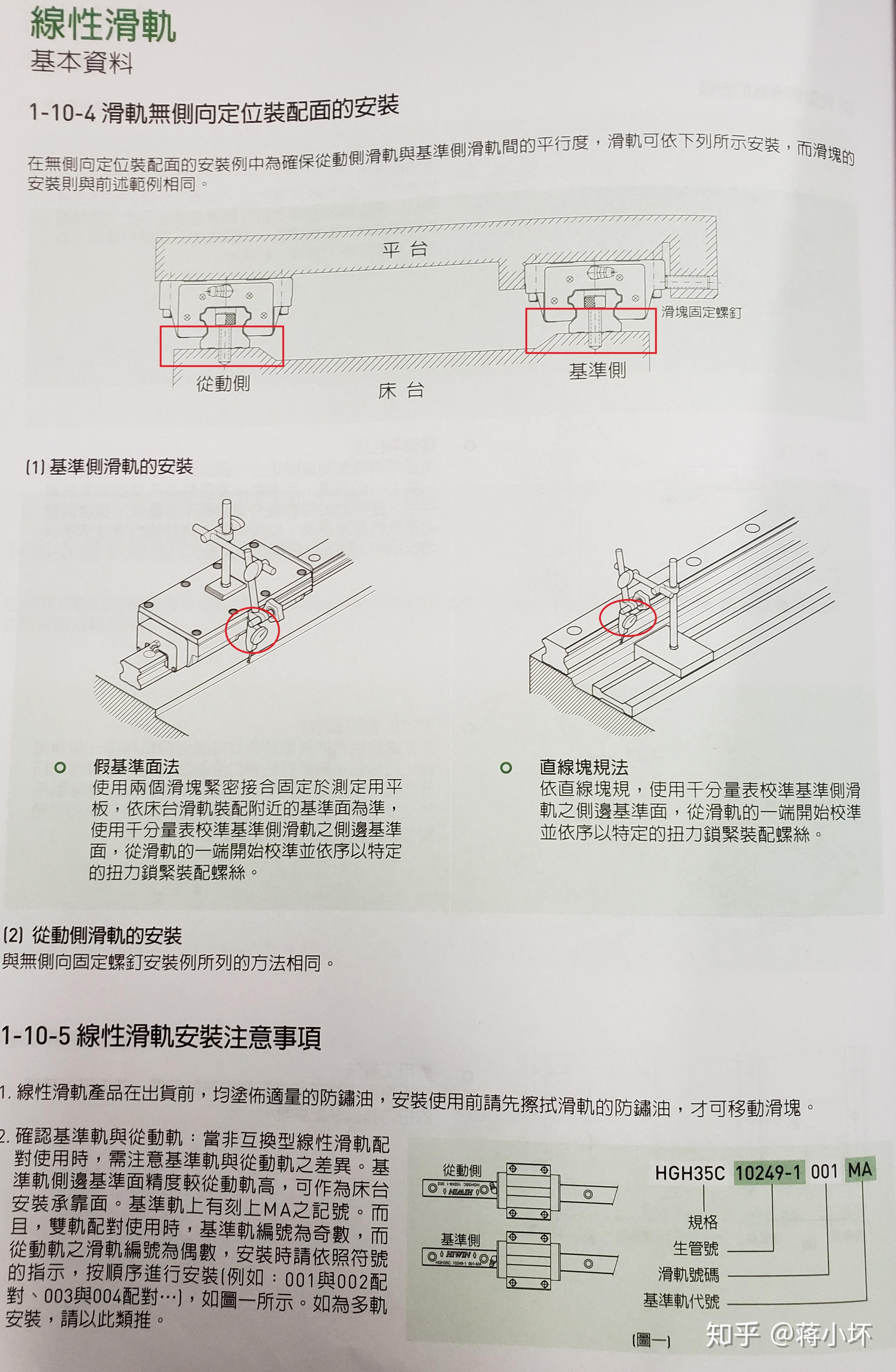 直线导轨安装方式图片