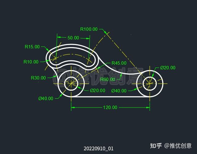 用cad二维怎么画这个图,求详细步骤?