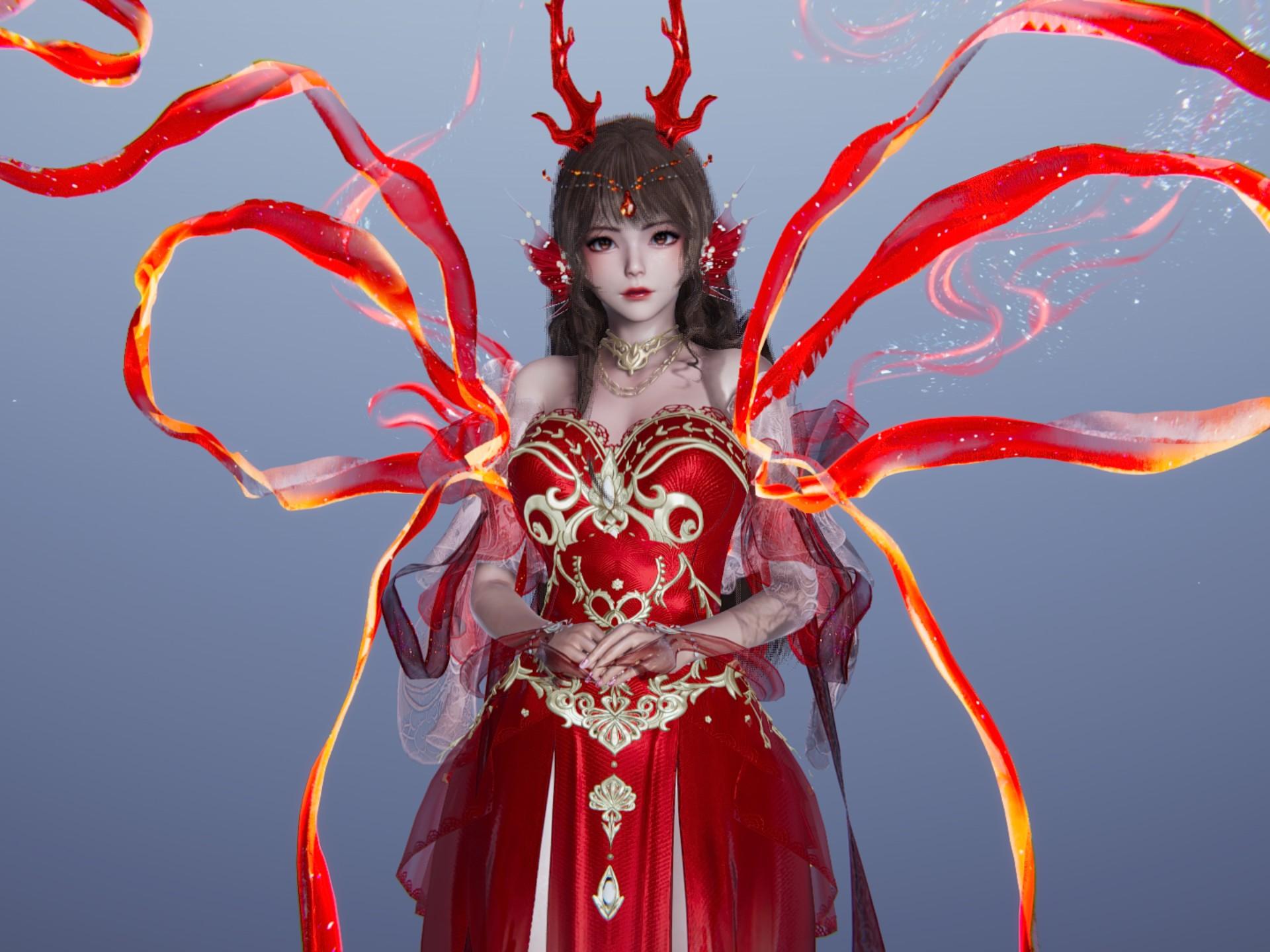 百炼成神 龙渊宫 云落 人物捏脸展示