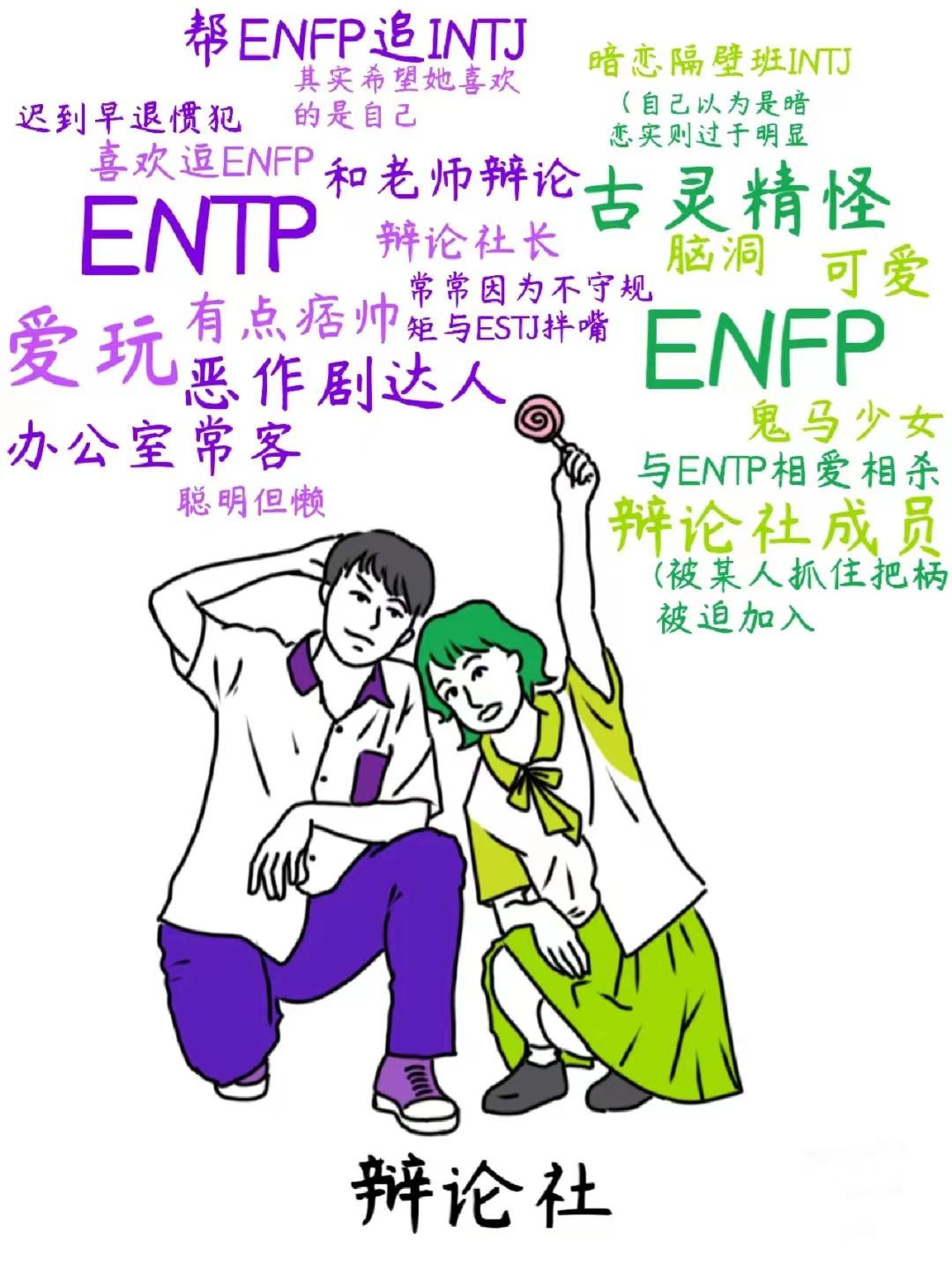 Entfp ENFP和ENTP的区别 - 知乎