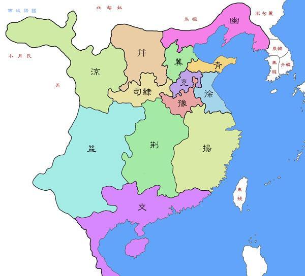 三国志14州地图图片